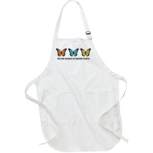 You Are Capable Of Amazing Things Monarch Butterfly Full-Length Apron With Pockets