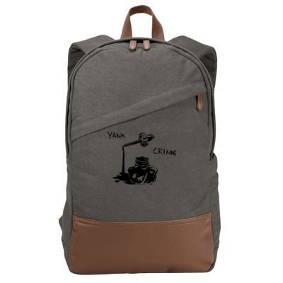 Yank And Crime Drive Like Jehu Cotton Canvas Backpack