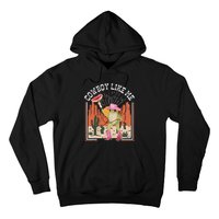 Youre A Cowboy Like Me Frog Cowboy Hat Cowgirl Hoodie