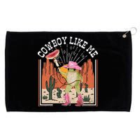 Youre A Cowboy Like Me Frog Cowboy Hat Cowgirl Grommeted Golf Towel