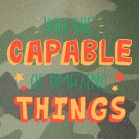 You Are Capable Of Amazing Things Inspirational Quote Legacy Tie Dye Trucker Hat