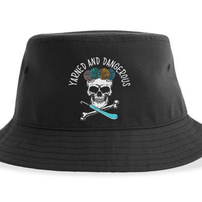 Yarned And Dangerous Crochet Crocheting Yarn Collector Sustainable Bucket Hat