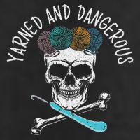 Yarned And Dangerous Crochet Crocheting Yarn Collector Adult Drive Performance Visor