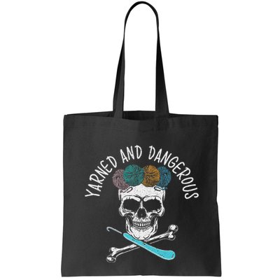 Yarned And Dangerous Crochet Crocheting Yarn Collector Bag