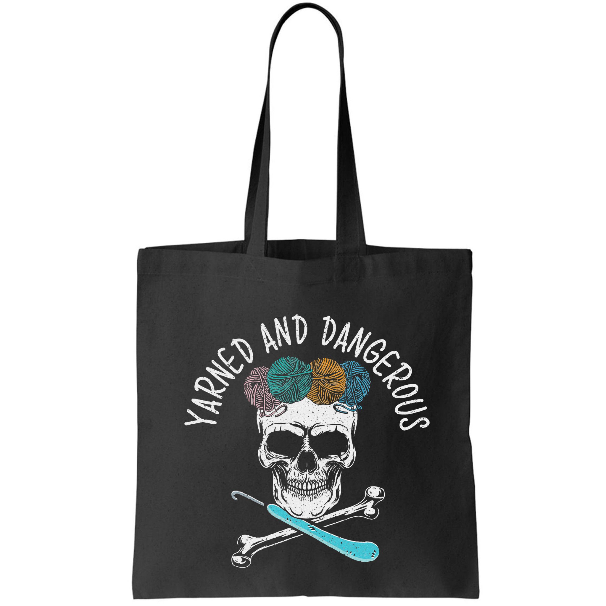 Yarned And Dangerous Crochet Crocheting Yarn Collector Bag