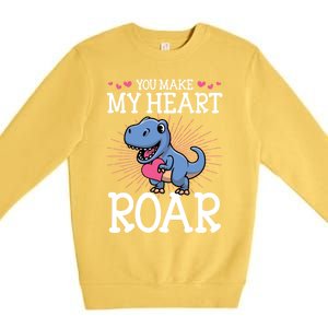 You Are Dinofunny Giftmite Cute Valentines Day Dinosaur Tfunny Giftrex Love Funn Premium Crewneck Sweatshirt