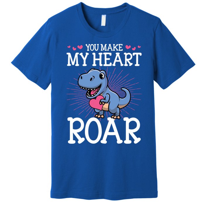 You Are Dinofunny Giftmite Cute Valentines Day Dinosaur Tfunny Giftrex Love Funn Premium T-Shirt