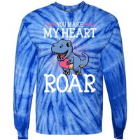 You Are Dinofunny Giftmite Cute Valentines Day Dinosaur Tfunny Giftrex Love Funn Tie-Dye Long Sleeve Shirt