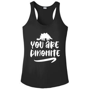 You Are Dinofunny Giftmite Dinosaur Back To School Great Gift Ladies PosiCharge Competitor Racerback Tank