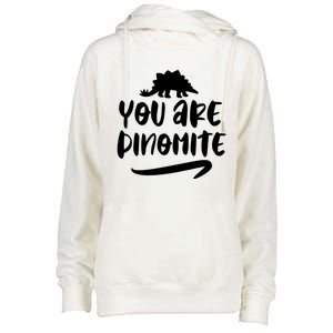 You Are Dinofunny Giftmite Dinosaur Back To School Great Gift Womens Funnel Neck Pullover Hood