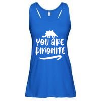 You Are Dinofunny Giftmite Dinosaur Back To School Great Gift Ladies Essential Flowy Tank