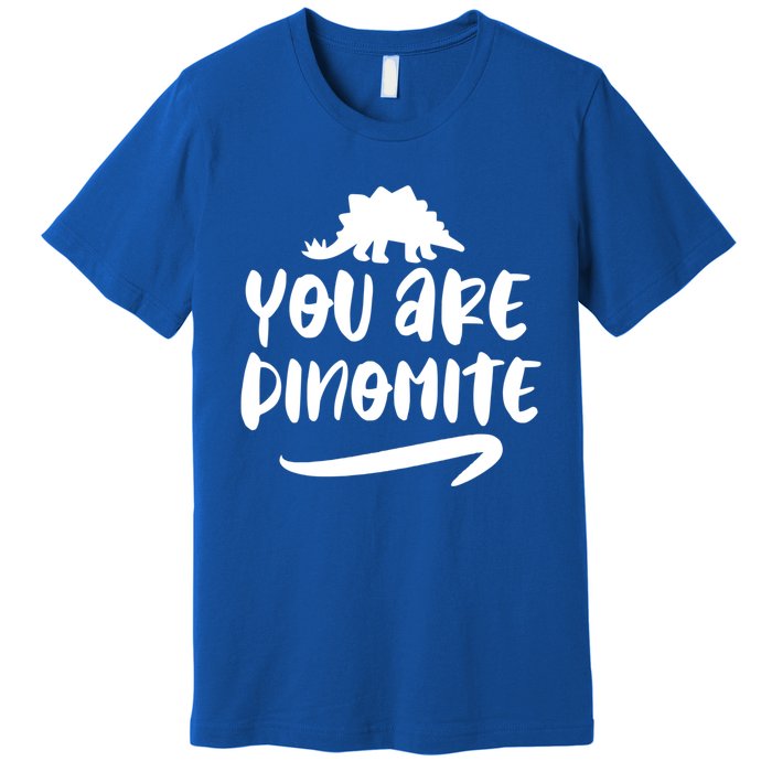 You Are Dinofunny Giftmite Dinosaur Back To School Great Gift Premium T-Shirt