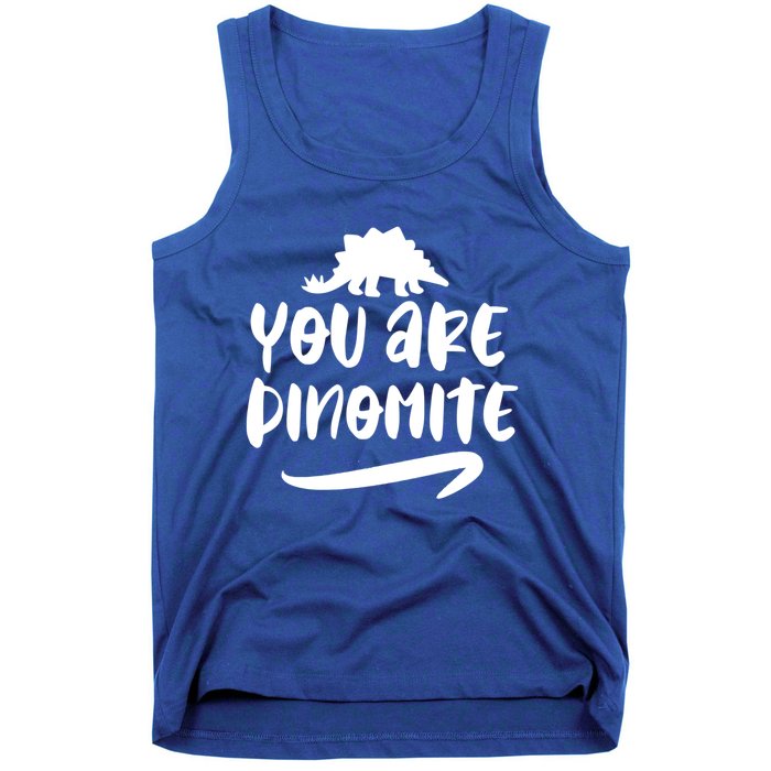 You Are Dinofunny Giftmite Dinosaur Back To School Great Gift Tank Top