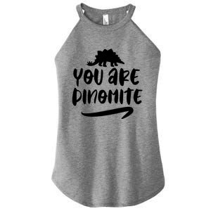 You Are Dinofunny Giftmite Dinosaur Back To School Great Gift Women's Perfect Tri Rocker Tank