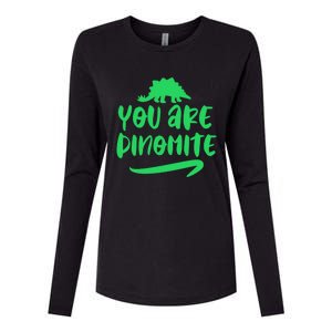 You Are Dinogiftmite Dinosaur Back To School Gift Womens Cotton Relaxed Long Sleeve T-Shirt