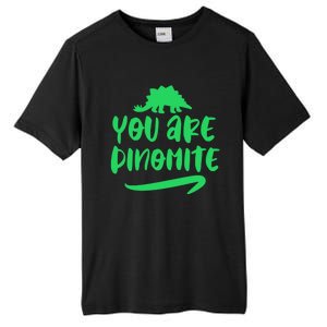 You Are Dinogiftmite Dinosaur Back To School Gift Tall Fusion ChromaSoft Performance T-Shirt