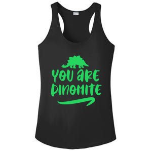 You Are Dinogiftmite Dinosaur Back To School Gift Ladies PosiCharge Competitor Racerback Tank