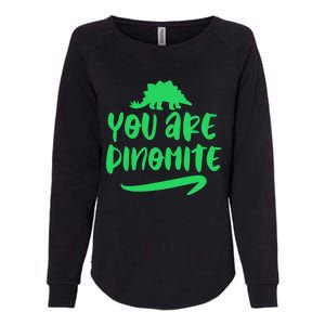 You Are Dinogiftmite Dinosaur Back To School Gift Womens California Wash Sweatshirt