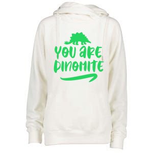 You Are Dinogiftmite Dinosaur Back To School Gift Womens Funnel Neck Pullover Hood