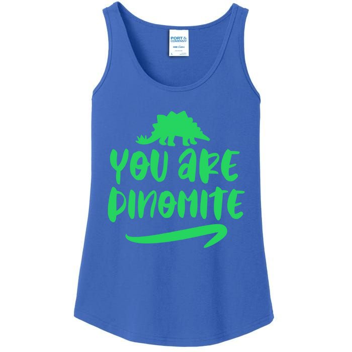 You Are Dinogiftmite Dinosaur Back To School Gift Ladies Essential Tank