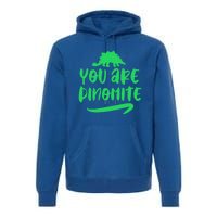 You Are Dinogiftmite Dinosaur Back To School Gift Premium Hoodie