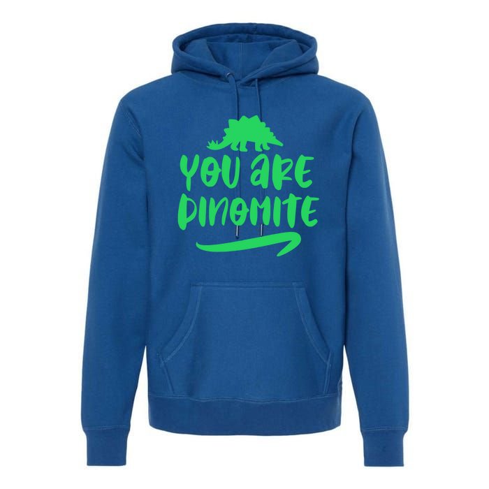 You Are Dinogiftmite Dinosaur Back To School Gift Premium Hoodie