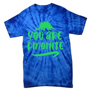 You Are Dinogiftmite Dinosaur Back To School Gift Tie-Dye T-Shirt