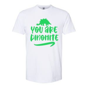 You Are Dinogiftmite Dinosaur Back To School Gift Softstyle CVC T-Shirt