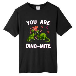 You Are Dinogiftmite Dinosaurs Valentines Day Heart Dinogiftmite Gift Tall Fusion ChromaSoft Performance T-Shirt