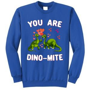 You Are Dinogiftmite Dinosaurs Valentines Day Heart Dinogiftmite Gift Sweatshirt