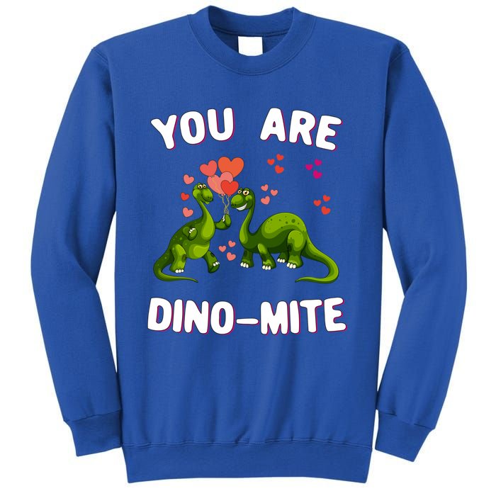 You Are Dinogiftmite Dinosaurs Valentines Day Heart Dinogiftmite Gift Sweatshirt