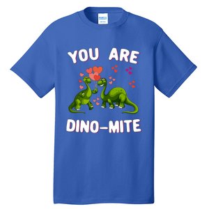 You Are Dinogiftmite Dinosaurs Valentines Day Heart Dinogiftmite Gift Tall T-Shirt