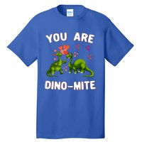 You Are Dinogiftmite Dinosaurs Valentines Day Heart Dinogiftmite Gift Tall T-Shirt