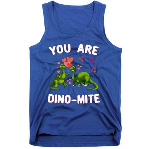 You Are Dinogiftmite Dinosaurs Valentines Day Heart Dinogiftmite Gift Tank Top