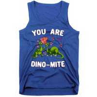 You Are Dinogiftmite Dinosaurs Valentines Day Heart Dinogiftmite Gift Tank Top