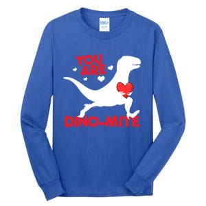 You Are Dinocool Giftmite Dinosaur Valentines Day Dinosaur Gift Tall Long Sleeve T-Shirt