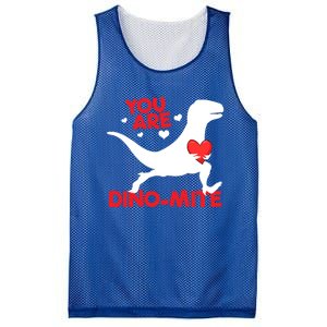 You Are Dinocool Giftmite Dinosaur Valentines Day Dinosaur Gift Mesh Reversible Basketball Jersey Tank