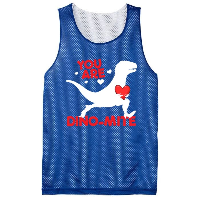 You Are Dinocool Giftmite Dinosaur Valentines Day Dinosaur Gift Mesh Reversible Basketball Jersey Tank