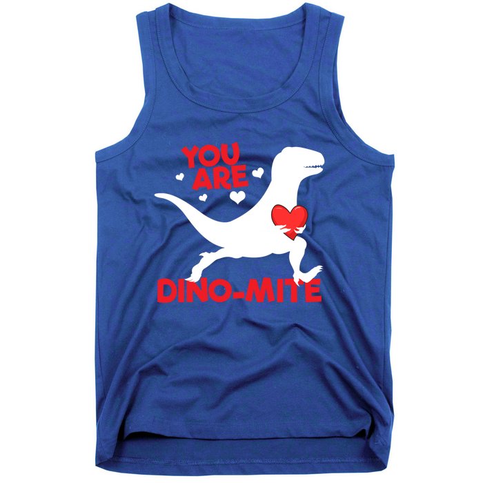 You Are Dinocool Giftmite Dinosaur Valentines Day Dinosaur Gift Tank Top