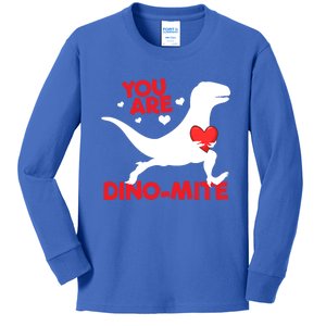 You Are Dinocool Giftmite Dinosaur Valentines Day Dinosaur Gift Kids Long Sleeve Shirt