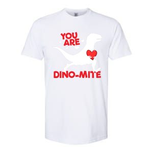 You Are Dinocool Giftmite Dinosaur Valentines Day Dinosaur Gift Softstyle CVC T-Shirt