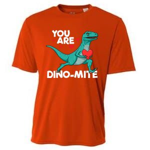 You Are Dinocute Giftmite Dinosaur Valentines Day Dinosaur Great Gift Cooling Performance Crew T-Shirt