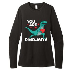 You Are Dinocute Giftmite Dinosaur Valentines Day Dinosaur Great Gift Womens CVC Long Sleeve Shirt