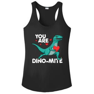 You Are Dinocute Giftmite Dinosaur Valentines Day Dinosaur Great Gift Ladies PosiCharge Competitor Racerback Tank