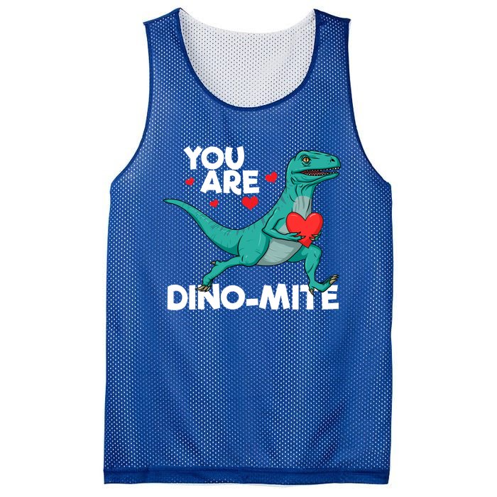 You Are Dinocute Giftmite Dinosaur Valentines Day Dinosaur Great Gift Mesh Reversible Basketball Jersey Tank