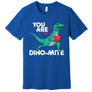 You Are Dinocute Giftmite Dinosaur Valentines Day Dinosaur Great Gift Premium T-Shirt