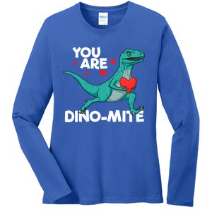 You Are Dinocute Giftmite Dinosaur Valentines Day Dinosaur Great Gift Ladies Long Sleeve Shirt