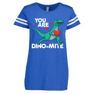 You Are Dinocute Giftmite Dinosaur Valentines Day Dinosaur Great Gift Enza Ladies Jersey Football T-Shirt