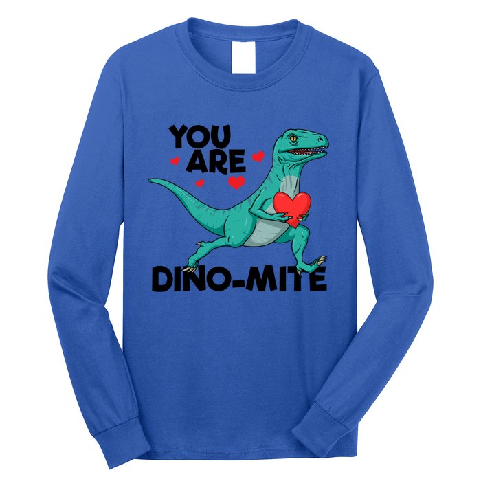 You Are Dinogiftmite Dinosaur Valentines Day Dinosaur Funny Gift Long Sleeve Shirt