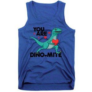 You Are Dinogiftmite Dinosaur Valentines Day Dinosaur Funny Gift Tank Top